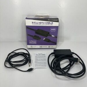 Hyperkin 3-In-1 HDTV HDMI Cable Adapter For GameCube / N64 / SNES‎  - TESTED